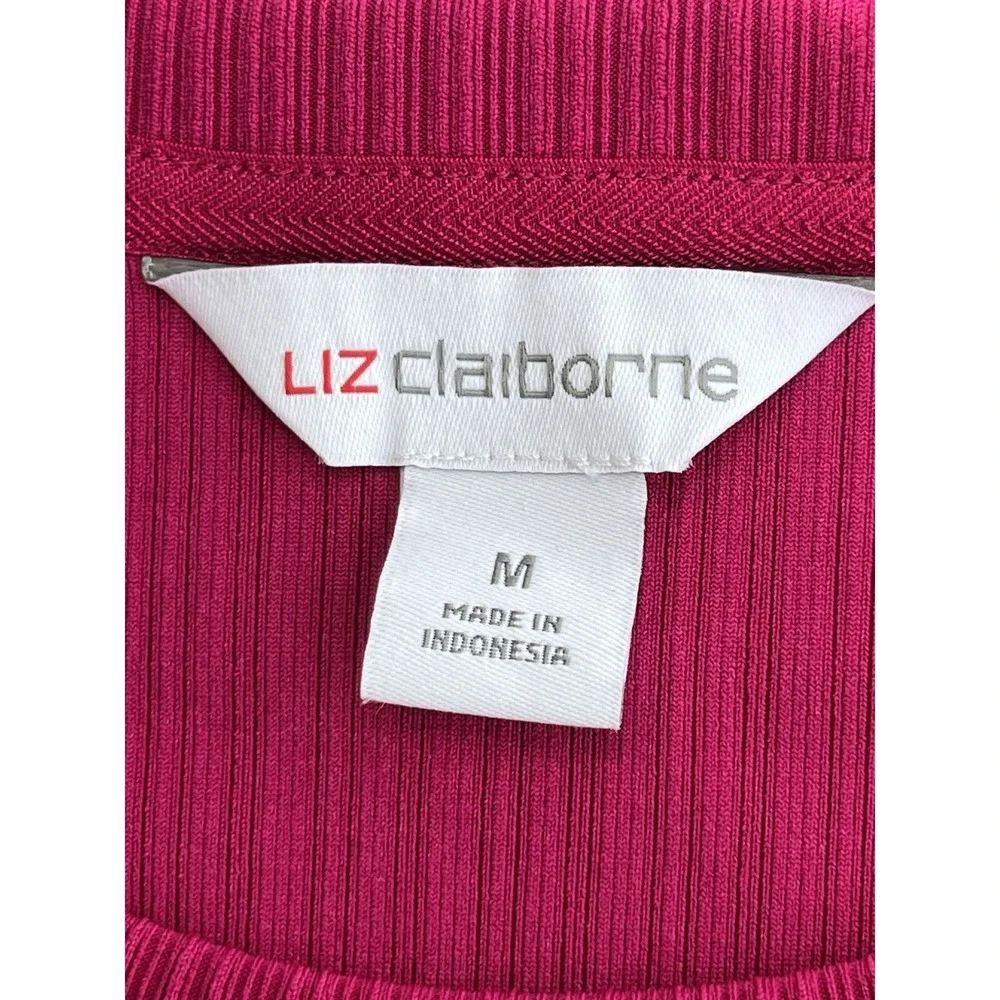 Liz Claiborne Women Midi Dress Short Sleeve Polynesian Rose‎ Size M NWT Org $64